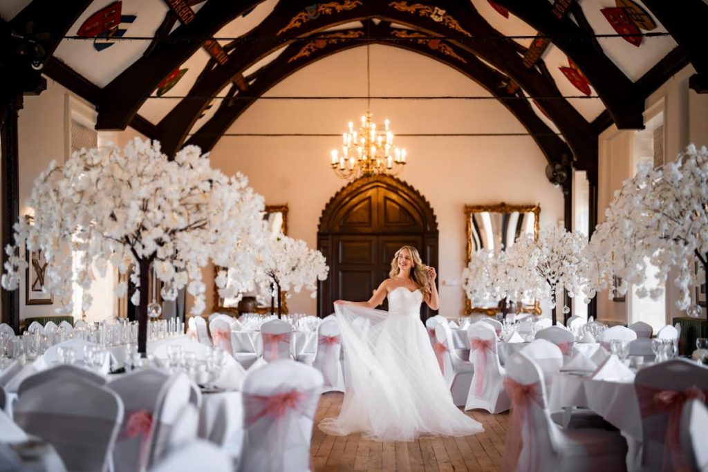 Vale Royal Abbey Great Hall Wedding Bride