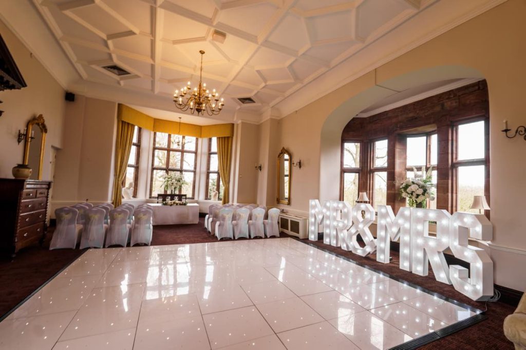 Vale Royal Abbey Library Mr & Mrs