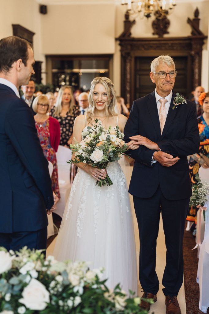 Vale Royal Abbey Weddings Bride and Father of the Bride